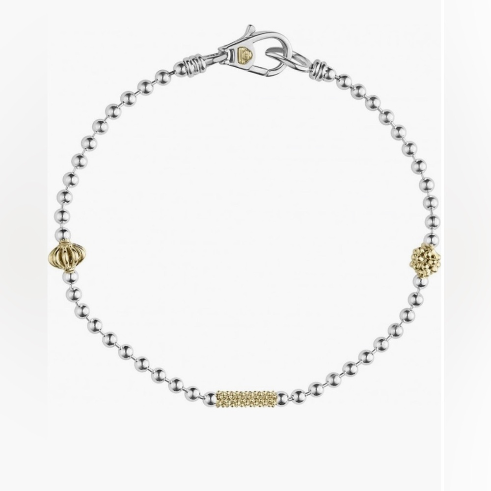 LAGOS Caviar Icon Two-Tone Beaded Bracelet